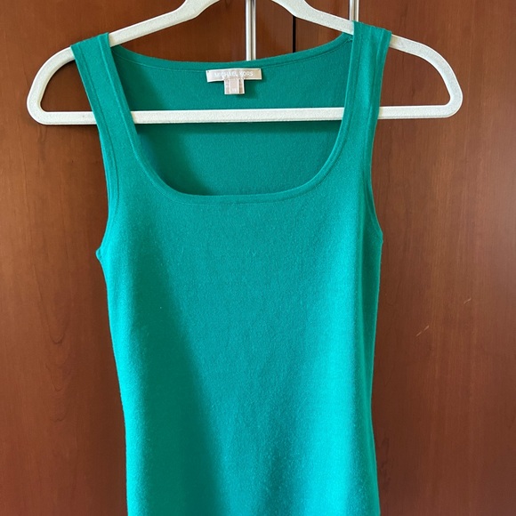 Michael Kors Collection Emerald Green Cashmere Tank XS (see description) - Picture 1 of 9